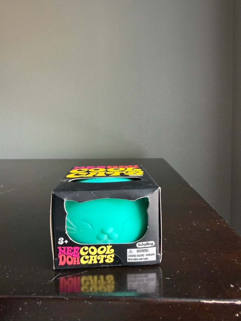 NeeDoh Cool Cats Squishy Cat in Teal